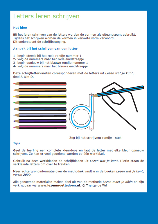 Onwijs Schrijfletters, PDF – Lezen moet je dóén ZO-02